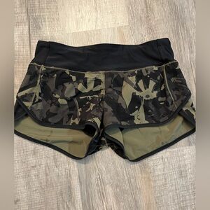 Waterproof lululemon run speed shorts low rise